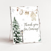 Winter Little Baby Clothes Thank you for Coming ポスター