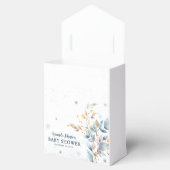 Winter Little Snowflake Baby Shower Favor Box フェイバーボックス (オープン)