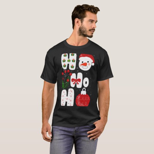 Winter Magic Design Retro Winter Christmas Vector  Tシャツ (正面フル)