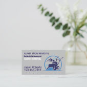 Winter Maintenance Services Snow Removal  名刺 (スタンド正面)