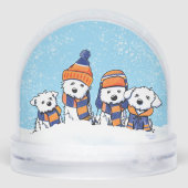 Winter Maltese Christmas Art (裏面)