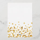 Winter Merry Christmas familyの写真 箔シーズンカード (裏面)