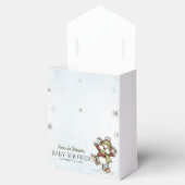 Winter Merry Skating Mouse Baby Shower Favor Boxes フェイバーボックス (オープン)