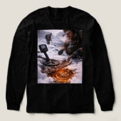 Winter Metal Detecting Long Sleeve トライブレンドＴシャツ (デザイン正面)