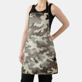 Winter Military Camouflage Pattern エプロン (インサイチュ)