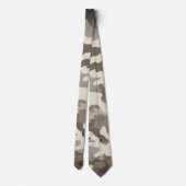 Winter Military Camouflage Pattern ネクタイ (裏面)
