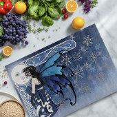 Winter Moon Fairy Blue カッティングボード