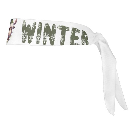 Winter Moose Theme タイヘッドバンド (回転90)