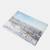 Winter Motiv Winterlandschaft Schnee Kalt ドアマット (アングル)