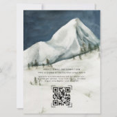Winter Mountain | スキーバチェラー・パーティー 招待状 (裏面)