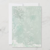 winter mountain 50th birthday invitation 招待状 (裏面)