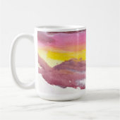 Winter Mountain Majesty Painting coffee mug コーヒーマグカップ (左)