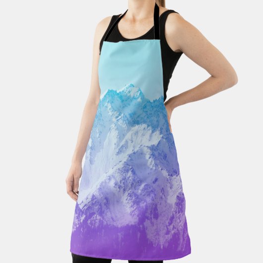Winter mountain peakmountain,hipster,peak,photo,ba エプロン (インサイチュ)