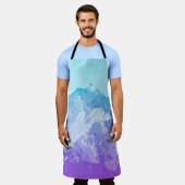 Winter mountain peakmountain,hipster,peak,photo,ba エプロン (着用した状態)