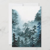 Winter Mountain | Whistler Bachelor Weekend 招待状 (裏面)