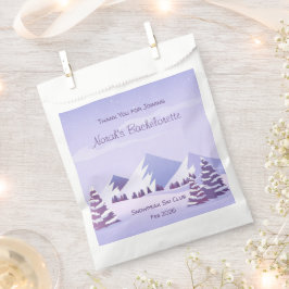 Winter Mountains Bachelorette Weekend Favor Bag フェイバーバッグ