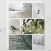 Winter Nature: Christmas Scrapbook Cutout paper (正面/裏面)