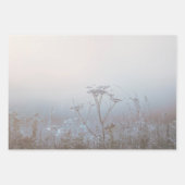 Winter nature, set of 3 different art photos ラッピングペーパーシート (正面3)