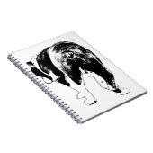 Winter Notes: Graphic Bulldog Muse ノートブック (右側)