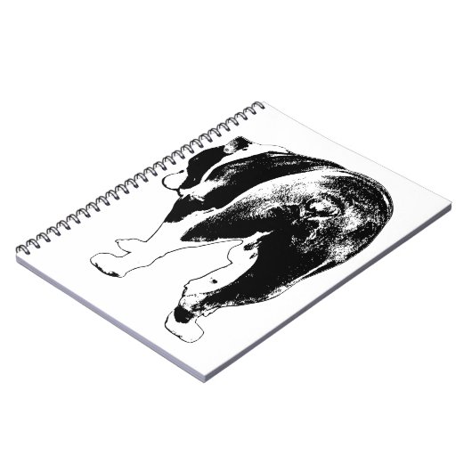 Winter Notes: Graphic Bulldog Muse ノートブック (左側)