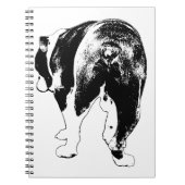 Winter Notes: Graphic Bulldog Muse ノートブック (正面)