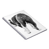 Winter Notes with Shaded Bulldog Muse ノートブック (右側)