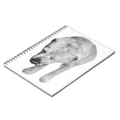 Winter Notes with Shaded Lab Muse ノートブック (左側)