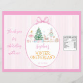 Winter Nutcracker Pink Birthday Chip Bag Wrapper チラシ (正面)