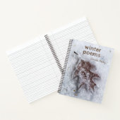 Winter Oak Leaf in Ice Notebook ノートブック (内部)