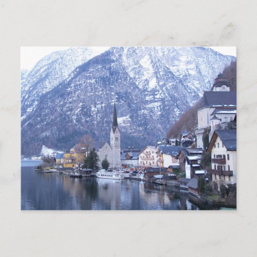 WINTER OF HALLSTATT AUSTRIA Postcard ポストカード (正面)