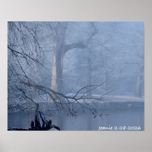 Winter on the Delaware ポスター (正面)