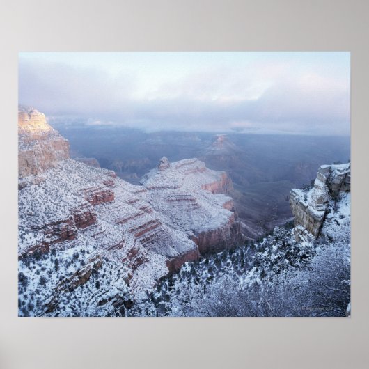 Winter on the South Rim, Grand Canyon National ポスター (正面)