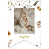 Winter Onderland誕生日月次フォト バンティングフラッグ (第1の旗)