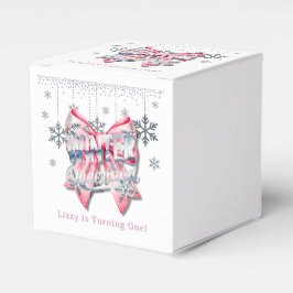 Winter Onderland Girl 1st. Birthday Party  フェイバーボックス
