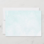 Winter Onederful Christmas 2nd Birthday写真 招待状 (裏面)