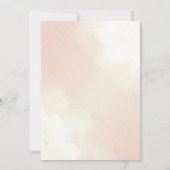 Winter ONEderful Watercolor Girl First Birthday 招待状 (裏面)