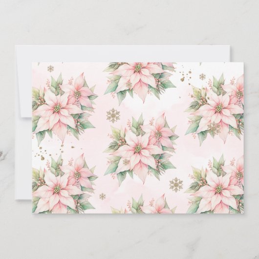 Winter Onederlandお洒落の最初の誕生日の写真 招待状 (裏面)