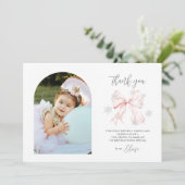 Winter Onederland 0-12 Mois Carte De Remerciement 招待状 (スタンド正面)