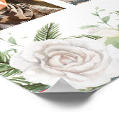 Winter Onederland 1年目のフォトマイルストーンのサイン ポスター (角)