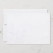 Winter Onederland 1stバースデーフォト招待状 招待状 (裏面)