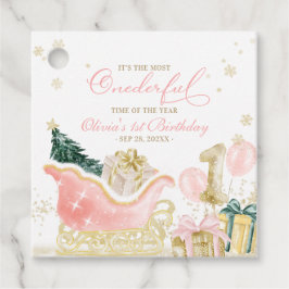 Winter Onederland 1st Birthday フェイバータグ