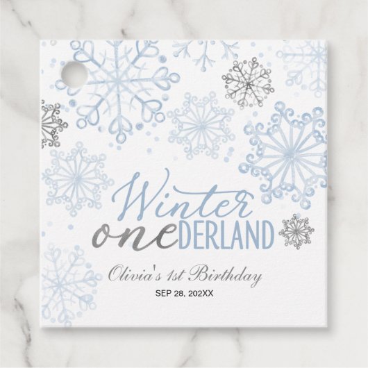 Winter Onederland 1st Birthday フェイバータグ (正面)