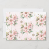 Winter Onederland 1st birthday photo Thank you 招待状 (裏面)