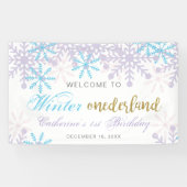 Winter Onederland 1st Birthday Snowへようこそ 横断幕 (横)