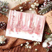 Winter Onederland 1st Birthday Thank You Cards 招待状