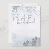 Winter Onederland 1th birthday招待状 招待状 (裏面)