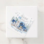 Winter Onederland Arctic Animal Boy 1st Birthday フェイバータグ (インサイチュ)