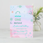 Winter Onederland Birthday  招待状 (スタンド正面)