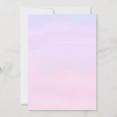 Winter Onederland Birthday  招待状 (裏面)