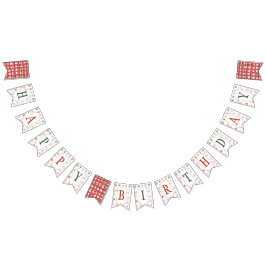 Winter ONEderland Birthday Banner バンティングフラッグ